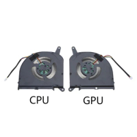 Laptop CPU GPU Cooling Fan for GIGABYTE AERO 17 RP77 RP77XA RP77WA High Cooling Efficiency Cooling Radiators
