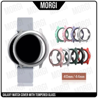Cover Galaxy Watch 4 5 6 Active 2 Tempered Glass Protector 40mm 44mm 40 44 mm Case Bumper Full