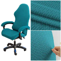 Breathable Gaming Chair Cover Thickened Elastic Gaming Chair Cover with Zipper Closure Wear-resistant for Computer for Gamers