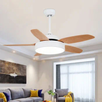 42-Inch Acrylic Fan-Style Ceiling Lamp Led Bedroom Living Room Fan Lamp Mute Led Ceiling Fan Lights