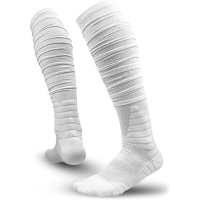 NFL超長堆堆襪成人足球襪橄欖球襪加厚緩震毛巾底過膝高筒襪子批