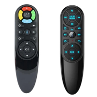 Voice Remote Control 2.4G Wireless Air Mouse With Gyroscope Backlit IR Learning For Android TV Box