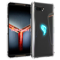 Crystal Clear Anti-slip Anti-Scratch Shockproof Durable Flexible TPU soft Case Cover for ASUS ROG Phone 2(ROG Phone II)