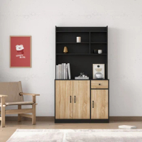 70.87" Tall Wardrobe Cabinet, with 6-Doors, 1-Open Shelves and 1-Drawer for bedroom