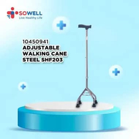 Sowell Tongkat Alat Bantu Jalan Walking Stick 4 Kaki