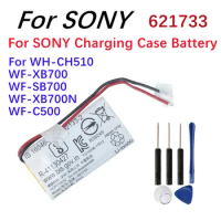 Wireless Headset Battery 621733,1588-0911 For Sony WH-CH510,Charging Casefor WF-XB700,WF-SB700,WF-XB