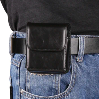 For OPPO Find N3 Flip N2 Flip Leather Phone Case For Vivo X Flip Belt Clip Holster Phone Pouch Cover