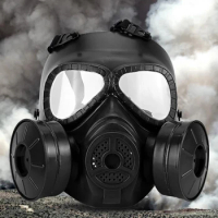 Full face gas mask military reality CS field protective helmet commando mask gas mask mascara