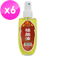 【室翲香】天然樟腦油 100ml*6入組(按噴式)
