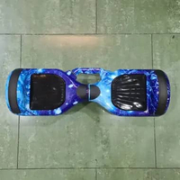 ZS - Smart Balance Wheel / Hoverboard 7 Inch Led Bluetooth Blue Galaxy