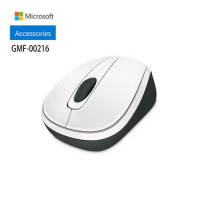 【Microsoft 微軟】無線行動滑鼠3500 白 (GMF-00216)