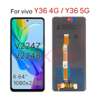 LCD Display Screen For vivo Y36 5G 4G V2247 V2248 Touch Digitizer Panel Assembly Replacement Parts