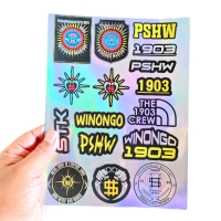 STICKER PSHW 1903 // HOLOGRAM DAN GLOSY // TAHAN AIR