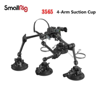 SmallRig 4-Arm Suction Cup Camera Mount Kit SC-15K Support for Arca-Swiss / RS2 RS 3 PRO Stabilizer Photography Shooting 3565