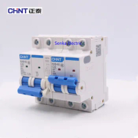 CHINT Dual Power Manual Transfer Switch Mini Type Interlock Circuit Breaker ATS for Home 220V AC