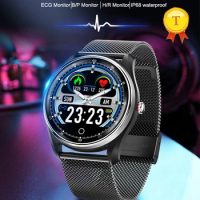 2019 newest touch 3D UI screen ECG Smart watch Men Heart Rate blood pressure Sleep Monitor Multi-sport Fitness Tracker ip68 band