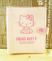 【震撼精品百貨】Hello Kitty 凱蒂貓 六孔夾-粉側坐 震撼日式精品百貨