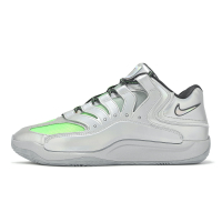 Nike 籃球鞋 KD18 EYBL EP 男鞋 金屬銀 綠 Durant 氣墊 IF2518-001
