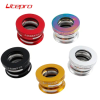 Litepro 44mm Built-in Bearing Headset Aluminum Alloy CNC Titanium-plating For Dahon Folding Bike Headset