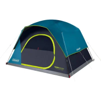 Coleman Camping Tent with Dark Room Technology, 4/6/8/10 Person Family Tent Sets Up in 5 Minutes Freight free