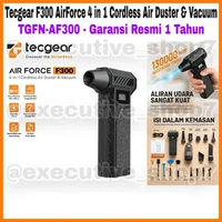 Tecgear F300 AirForce 4 in 1 Cordless Air Duster Vacuum TGFN-AF300- Garansi Resmi 1 Tahun