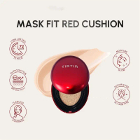 【Original】 TIRTIR Mask Fit Red Cushion Foundation แต่งหน้าเกาหลี 18g ซาตินเสร็จสิ้นน้ําหนักเบา Radia