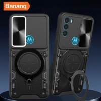 Bananq Case For Motorola Edge 40 30 Neo Ultra 20 Lite X40 X30 S30 Pro Plus Stand Cover For Moto G14 G54 G84 E22 E13 E20 E30 E40