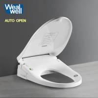 intelligent automatic warm seat bidet seat smart toilet seat with auto cover lid