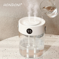 【HONDONI】T20大霧量3L雙噴智能顯示霧化水氧機 空氣加濕器 薰香機(工業風)