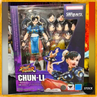 New In Stock BANDAI Shf STREET FIGHTER 6 Chun-li Movable Model Toys Collect SF Fighting Game S.H.FIGUARTS