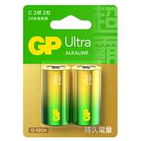 【超霸GP】2號(C)ULTRA特強鹼性電池(吊卡裝1.5V鹼性電池)