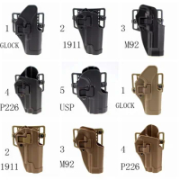 NewGLOCK G17 G19 M1911 M92 P226 Right Hand Tactical Waist Cover Gun Holster Outdoor Hunting Accessories CS Sports