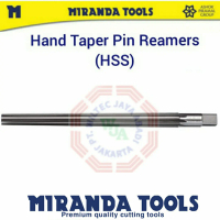 Hand taper pin reamer 8mm HSS Cobalt merk Miranda Tools (India)