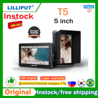 LILLIPUT T5 New 5 Inch DSLR Field Monitor Waveform 3D LUT HDR Touch Screen IPS FHD HDMI-compatible 2.0 4K 60Hz for Camera Video