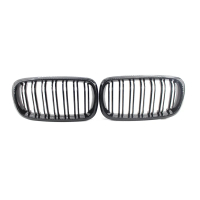 Corcoransu กระจังหน้ารถยนต์แบบสองเส้น รุ่น Unique 1 คู่ สำหรับ BMW F15 F16 X5 X6 F85 F86 X5M X6M ปี 
