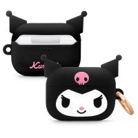 【Garmma】Kuromi 酷洛米-AirPods Pro/ Pro2 無線耳機保護套-酷炫黑-SANRIO 三麗鷗｜台灣直送