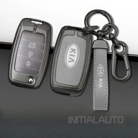 Sarung Sarung Kunci Kereta, Bahan Aloi Zink, Untuk Kia Rio 5, Ceed, Jd, Cerato, Sportage 4, Ql, Pica