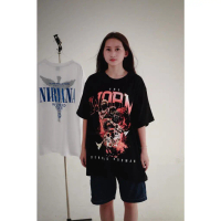 SCAPP | DENNIS RODMAN THE WORM BLACK | OVERSIZED TEE