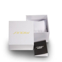 SINOBI Brand Paper Square Watch Box Watch Case Fashion Casual Gift Box SINOBI Watches Case White Watch Holder Gift Package