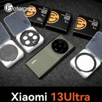 Fotorgear Phone Case Filter Set for Xiaomi 13 Ultra with CPL Black Mist Star Filter 17mm Adapter Ring 75mm Macro Lens