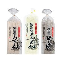 【日本 葵食品】無鹽製麵 烏龍麵/蕎麥麵 麵條 250g