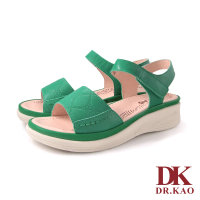 預購 DK 高博士 菱格交織氣墊涼鞋 75-3345-30 綠色