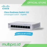 Switch Hub Cisco 8 port GE Unmanaged CBS 110 CBS110-8T-D + 1yr SmarNet