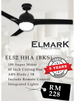 Ceiling Fan Elmark EL52 HHA 60\ |"