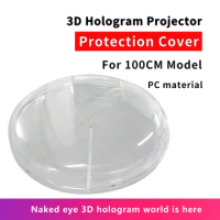 100CM 3D Hologram Projector protection cover 3d fan holographic projection logo lighting advertising display naked eye hologram