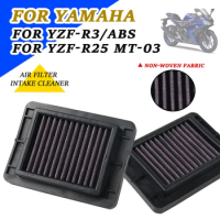 For YZF-R3 Air Filter Intake Cleaner Air Element Cleaner Engine Protector For Yamaha YZF-R25 MT-03 YZFR3 Motorcycle Accessories