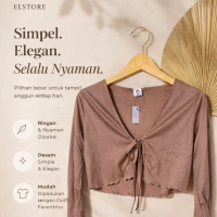 ELSTORE LYNATHA OUTER CLASSY PRETTY - Baju Atasan Wanita Ringan Nyaman Desain Sederhana Elegan Mudah