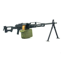 1/6 MP5 PKP MG42 Machine Gun 4D Plastic Assemble Gun Model For 12" Soldier Weapon Action Figure Accessory Model Toys Gift