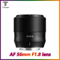 TTArtisan AF 56mm F1.8 APS-C Frame F1.8 Lens Large Aperture for E/X/Z-mount XS10 XS20 X-H2s XT5 XT30 Sony a6000 zve10