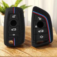 Sarung kunci kereta silikon untuk BMW F10, F20, F30, G20, G30, F15, F16, G01, G02, G05, X1, X3, X4, 